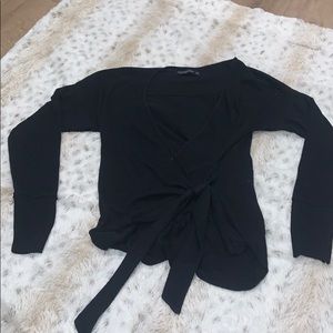 Abercrombie & Fitch tie sweater